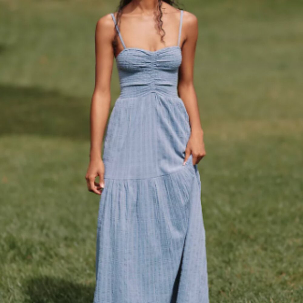 Anthropologie LSPACE Mallorca Midi Dress S